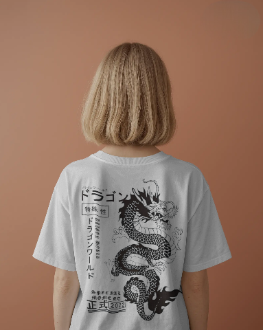 TheOtaku | Eternal Dragon Oversized Tee